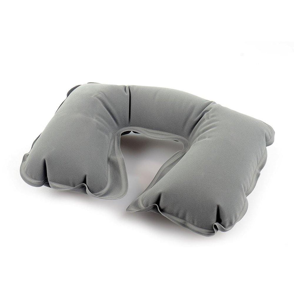 CC New Inflatable Neck Travel Pillow Cushion Head Rest Support Air Camping Car | ITP-A-00390_Grey GREY Spirit Campervans