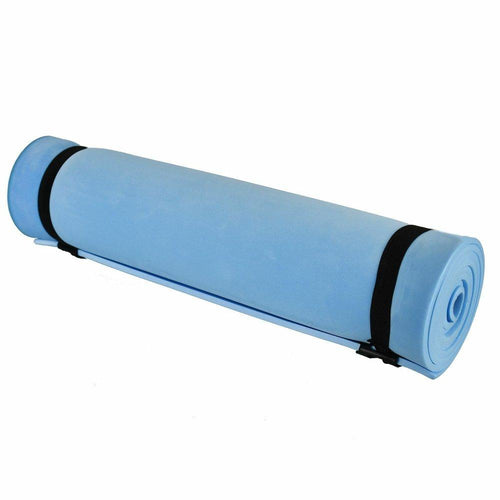 Gym Fitness Exercise Yoga Workout Foam Mat Non Slip Pilates Physio Camping Blue Spirit Campervans