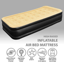 Load image into Gallery viewer, Jilong Luxury Air Bed Mattress Soft Flocked Inflatable Camping Relaxing Airbed Spirit Campervans
