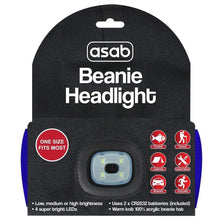 Load image into Gallery viewer, Knit Beanie Hat 4 LED Head Lamp Light Cap Outdoor Hunting Camping Fishing Spirit Campervans
