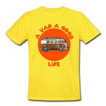 Load image into Gallery viewer, VanLife | A Van A Good Life | Men&#39;s Durable Van Life T-Shirt Spirit Campervans
