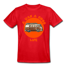 Load image into Gallery viewer, VanLife | A Van A Good Life | Men&#39;s Durable Van Life T-Shirt Spirit Campervans
