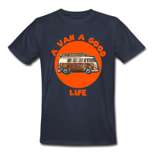 Load image into Gallery viewer, VanLife | A Van A Good Life | Men&#39;s Durable Van Life T-Shirt Spirit Campervans
