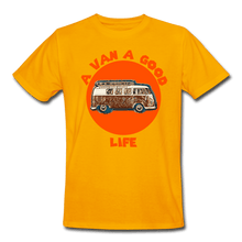 Load image into Gallery viewer, VanLife | A Van A Good Life | Men&#39;s Durable Van Life T-Shirt Spirit Campervans
