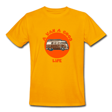 Load image into Gallery viewer, VanLife | A Van A Good Life | Men&#39;s Durable Van Life T-Shirt Spirit Campervans
