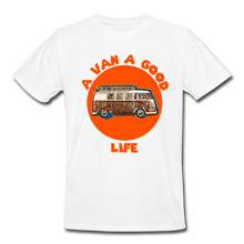 Load image into Gallery viewer, VanLife | A Van A Good Life | Men&#39;s Durable Van Life T-Shirt Spirit Campervans
