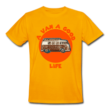 Load image into Gallery viewer, VanLife | A Van A Good Life | Men&#39;s Durable Van Life T-Shirt Spirit Campervans
