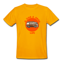 Load image into Gallery viewer, VanLife | A Van A Good Life | Men&#39;s Durable Van Life T-Shirt Spirit Campervans
