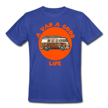 Load image into Gallery viewer, VanLife | A Van A Good Life | Men&#39;s Durable Van Life T-Shirt Spirit Campervans
