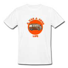 Load image into Gallery viewer, VanLife | A Van A Good Life | Men&#39;s Durable Van Life T-Shirt Spirit Campervans
