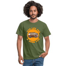 Load image into Gallery viewer, VanLife | Van Life For A Good Life | Men&#39;s T-Shirt Spirit Campervans
